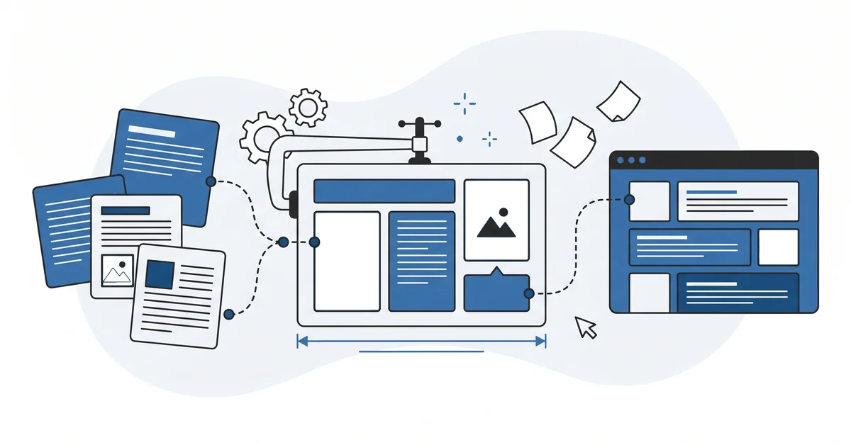 A reusable block-pattern skeleton ships repeating Gutenberg series faster, the time tax this workflow removes.