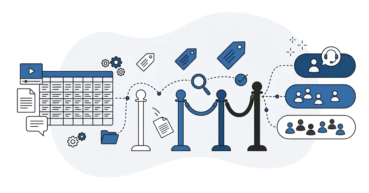 AI maps decide which content sits behind which membership gate, the call launches get wrong.