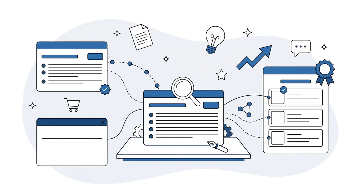 AI shopping agent short-listing an agent-ready product page with clean structured fields, the slot win.
