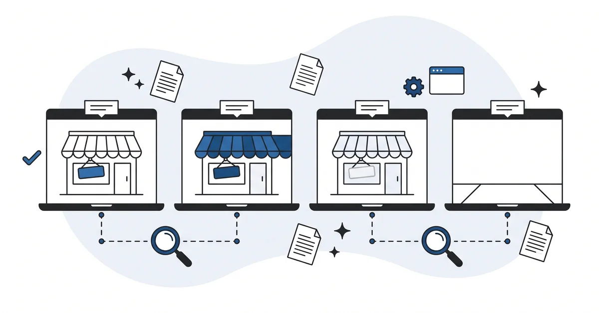 Four AI surfaces cite businesses with little overlap, the baseline audit this post walks through.