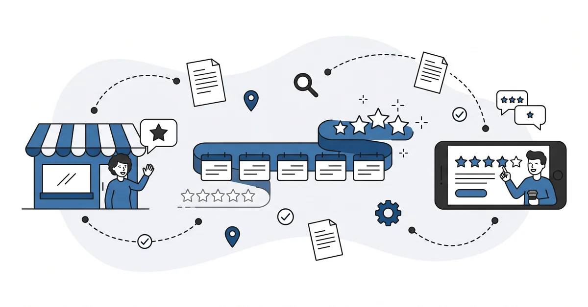 Review recency outweighing total count on Google's Map Pack rankings, this post's small-business ask.