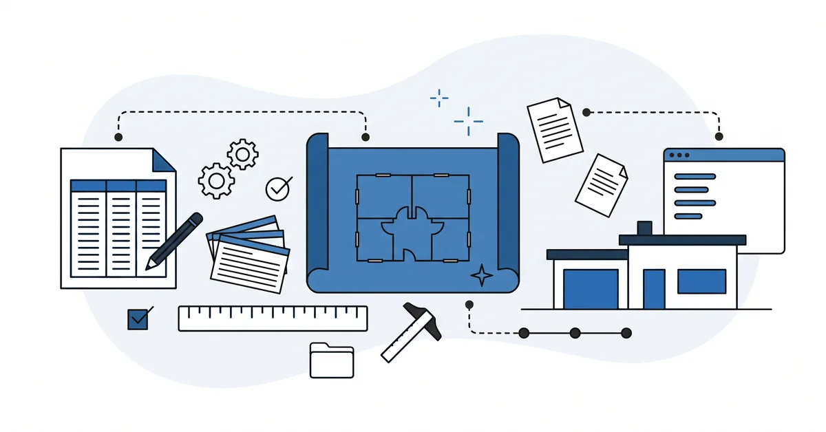 WordPress structure planned on a spreadsheet before any page lands, this post's 5-7 page discipline.