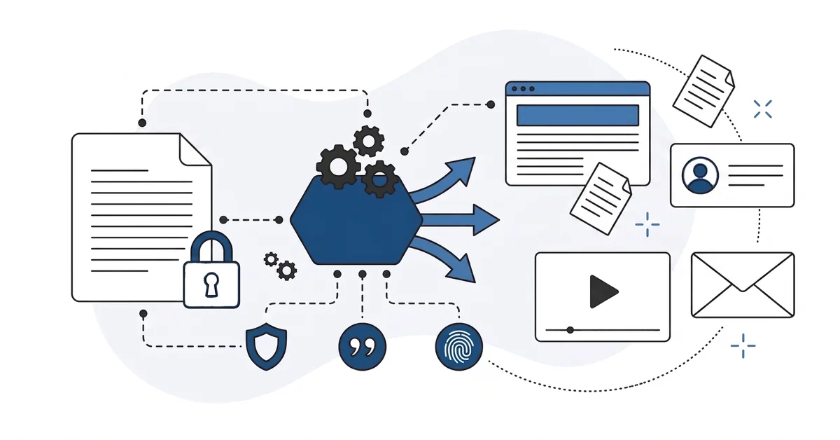 Three changes and three constants when content moves channels, this post's adaptation rule.
